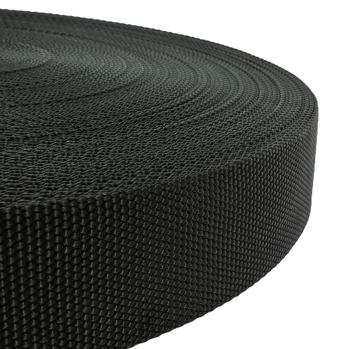 Polypropylen Webbing - Svart