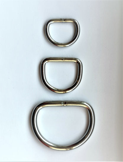 D-ring rustfritt stål