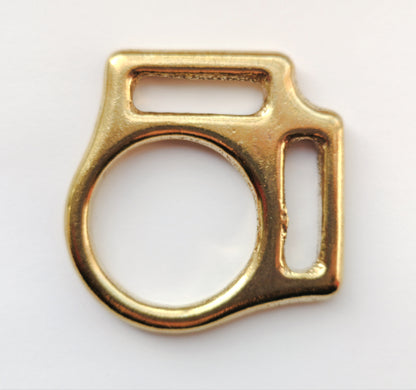 Grimering tosidig - messing